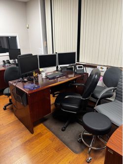 Desk solid wood