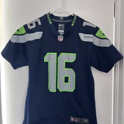 Seattle Seahawks Lockett #16 Nike Youth Medium (10/12) Blue NFL Football Jersey