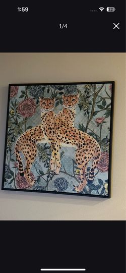 30” x 30” Framed Canvas Art