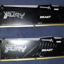 Kingston Fury Beast ram Sticks 32gb For Gaming PC