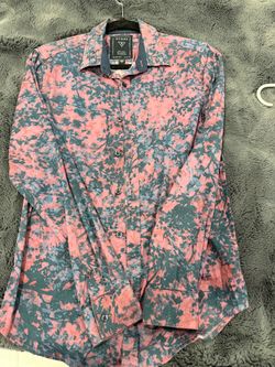 Guess Floral Button-Up Long Sleeve Shirt