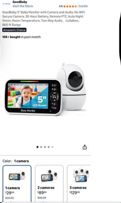 Baby Monitor With Camera