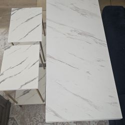 Coffee Table And 2 End Tables