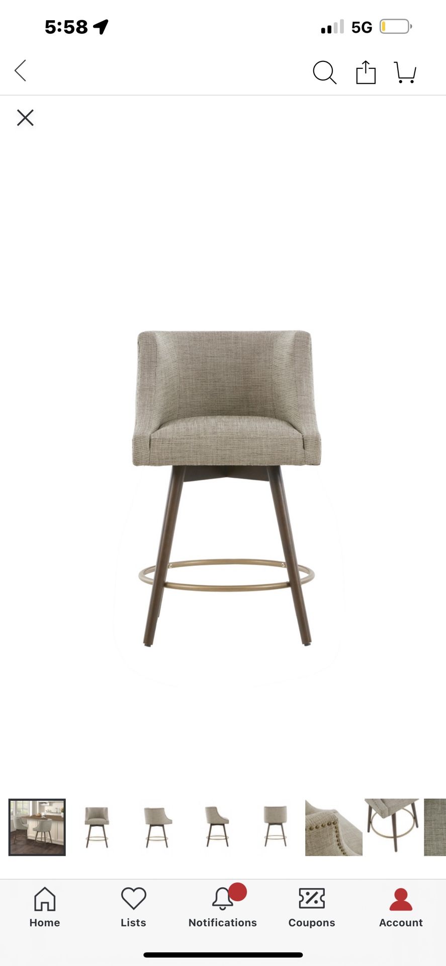 Swivel Barstools (Set Of 3)