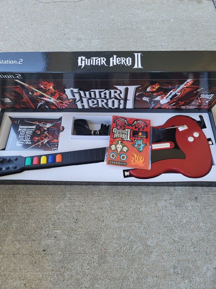 Ps2 Game.. Guitar Hero 2 In The Box !!!!