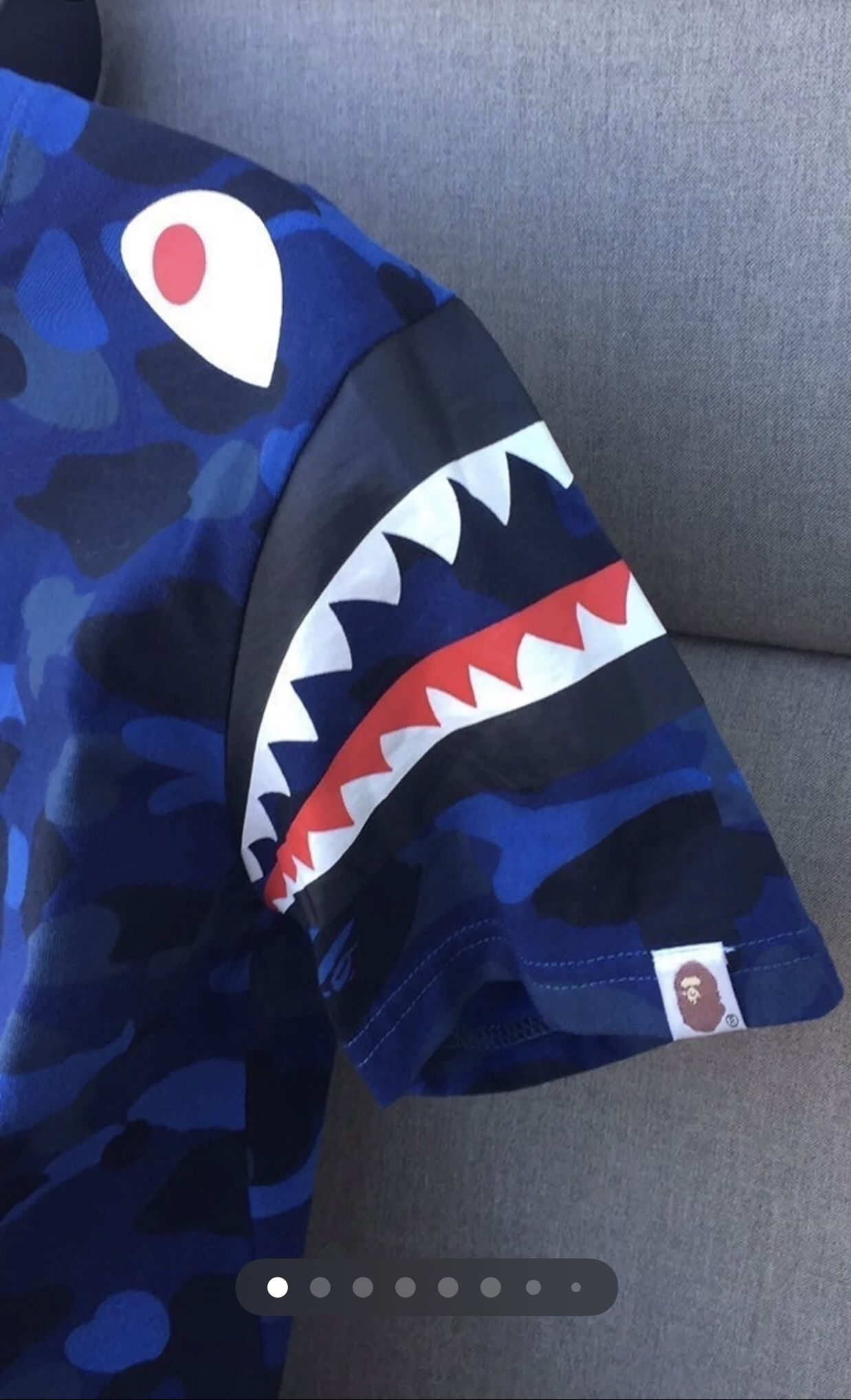 A Bathing Ape Shark Shoulder T-shirt