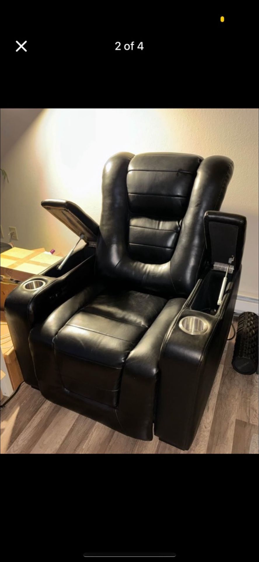 Power Recliner Chair With Cup Holders