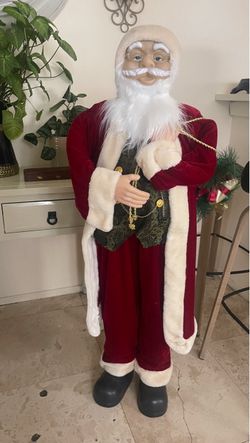 Life-Size Standing Santa Claus Decoration