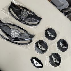 Set 7Pcs WING Emblem For Hyundai Genesis 2010-2017 Coupe