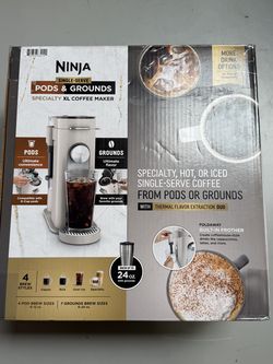 Ninja Single-Serve Pods & Grounds Specialty XL Coffee Maker