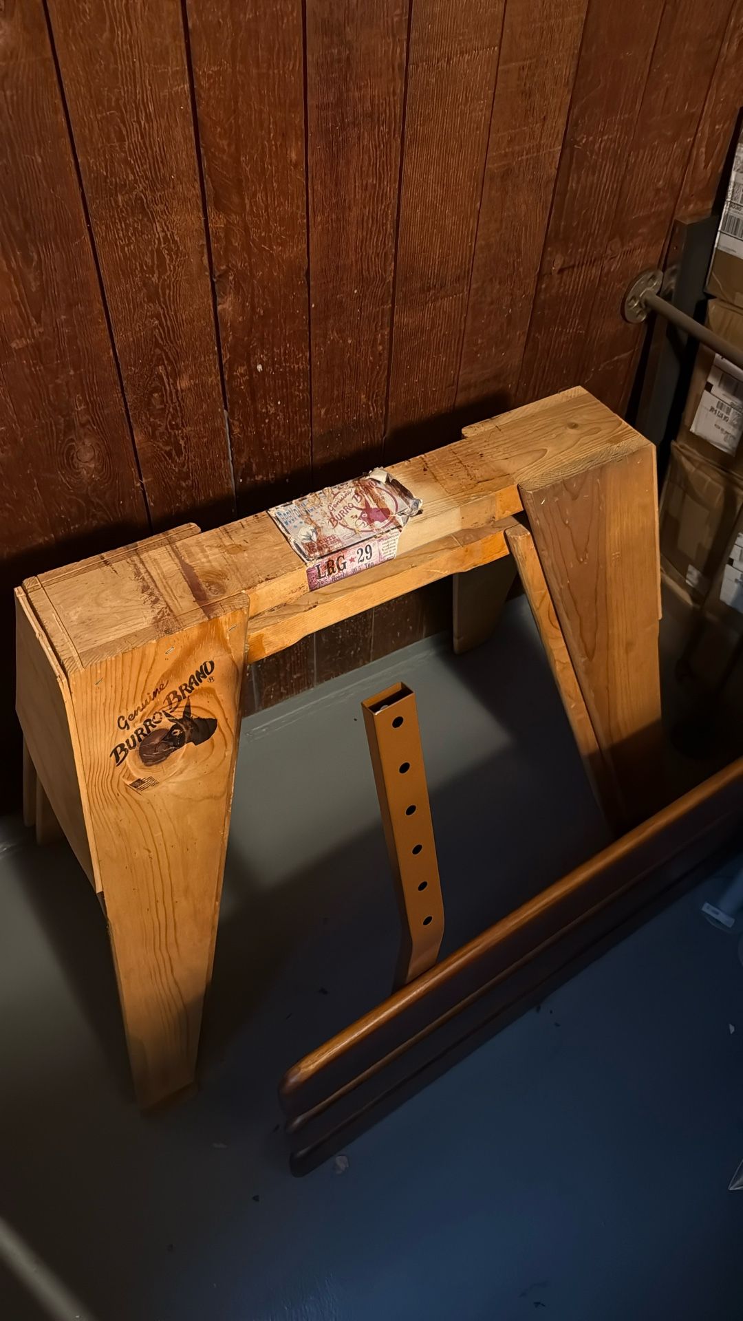 Two Saw Horses