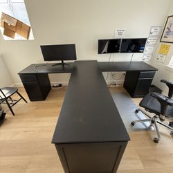 Black Office Desk
