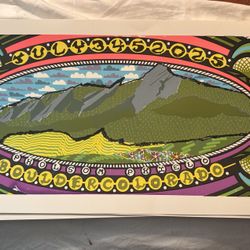 Phish Poster From Folsom Field Boulder Colorado 2025