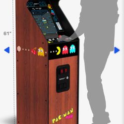 Limited Edition Arcade1Up - Pacman Plus Deluxe Limited Edition Arcade Console - Brown