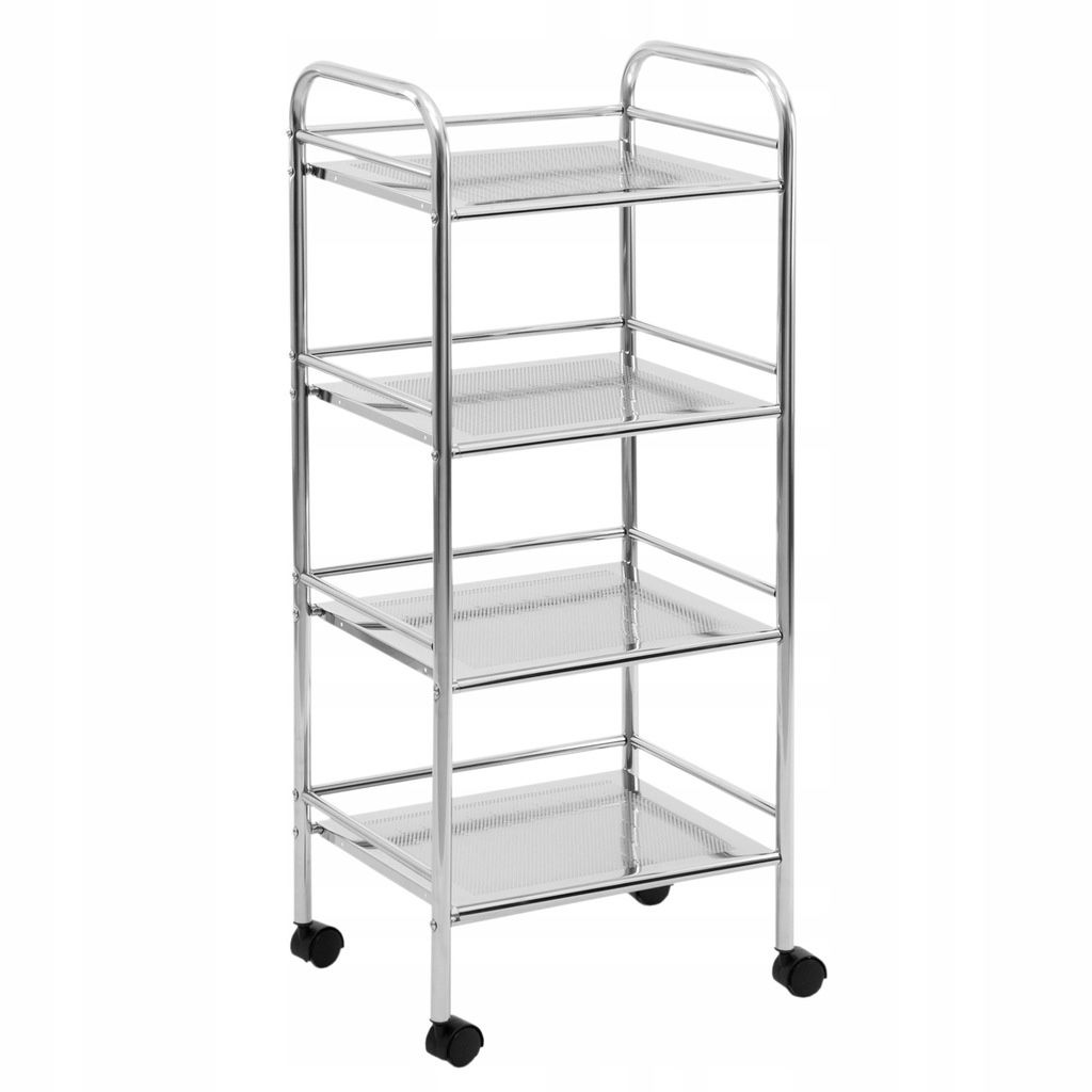 4 Tiers Organizer Stainless Steel Cart