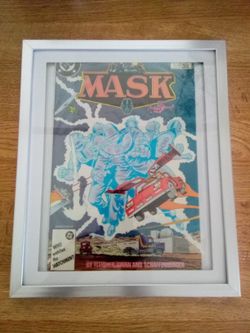 M.A.S.K. #7 August 1987 DC Comic Framed. 