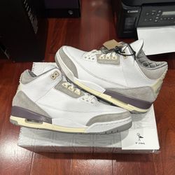 Air Jordan 3 A Ma Maniere Raised By A Woman Size 10w/8.5 Men