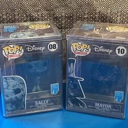 Funko Pop! Sally & Mayor / Nightmare Before Christmas- Sealed In Stacking Hardcase!