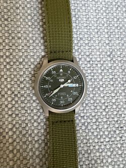 Seiko 5 Watch Military
