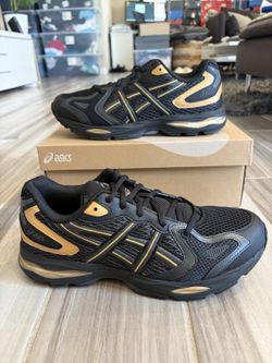 Men's ASICS GEL-K1011 Shoes - Black Pure Gold - Size 9, 10, 10.5