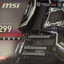 X299 MSI GAMING PRO CARBON AC