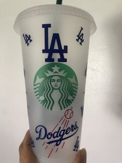 Dodgers Starbucks Reusable Cold Cup