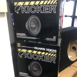 Kicker Subwoofers And Speakers On Sale Today! 
