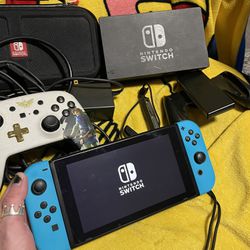Nintendo Switch With Dock And Controller 