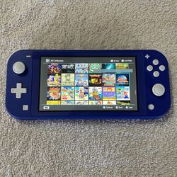 Nintendo Switch Lite With 55 Switch Games