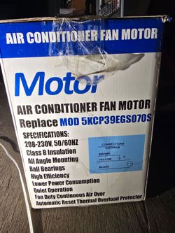 AC Fan Motor Replacement MOD 5KCP39EGS070S