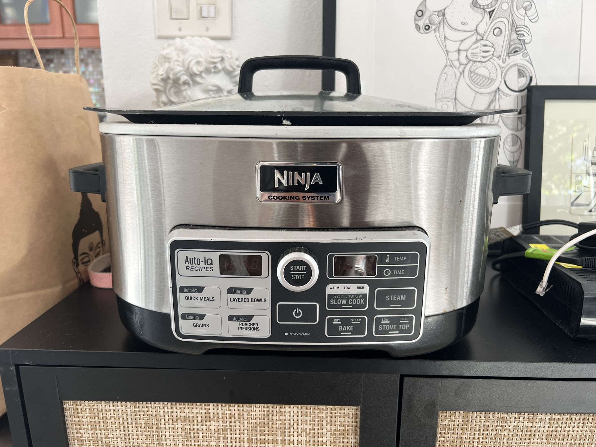 Ninja Cooking System Slow Cooker with Auto-IQ