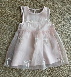 Zara Organza Bow Dress Brand New with Tags