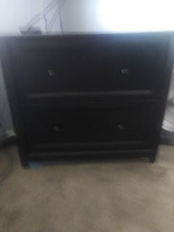 Beautiful two drawer wood file cabinet