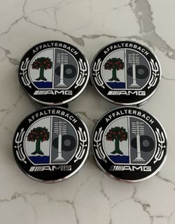 4 75mm Mercedes Benz AMG rim center caps choose color ALL ITEMS SOLD SEPARATELY SHIPPING AVAILABLE