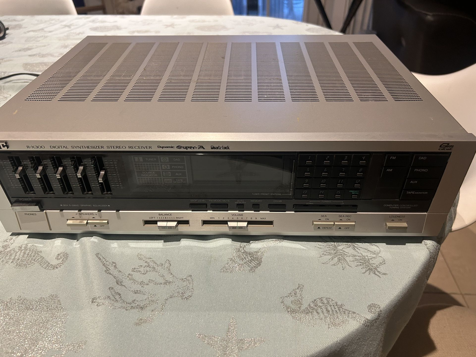 JVC R-X300 Digital Synthesizer AM FM Stereo Receiver with Quartz Lock