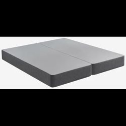 2- 9 Inch Twin Extra Long Box Springs, For King Bed