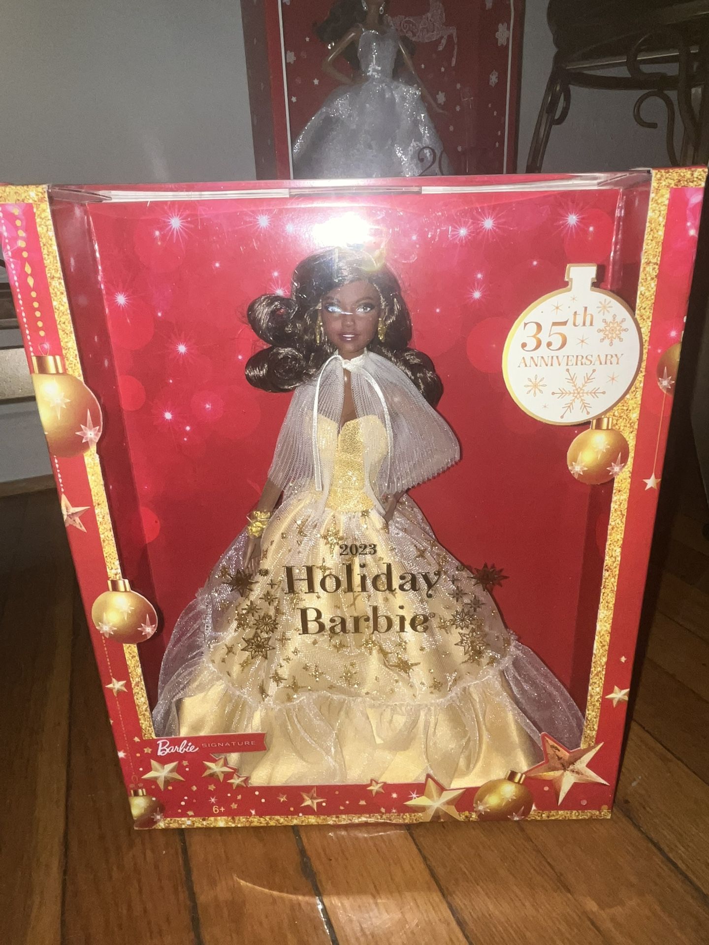 35th anniversary 2023 holiday Barbie 