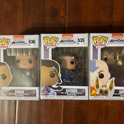Funko Pop! Avatar: The Last Airbender Set (3 Pops)