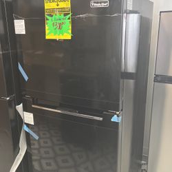 Black Refrigerator 10.1 Cubic feet
