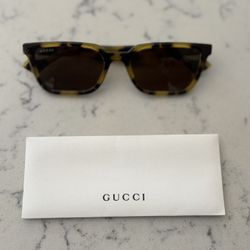Brand New Gucci Tortoise Shell Sunglasses