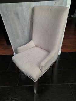 Set of 5 Living Spaces Upholstered Dining Chairs