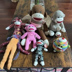 Sock Monkey Plush Toys $8 For All xox