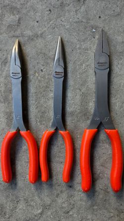 Snap-On Long Nose Plier Set New
