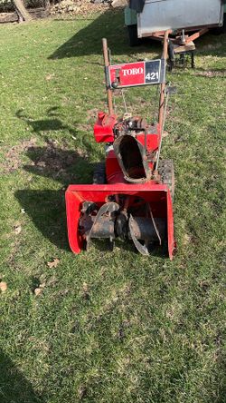 Toro #421. Snow Blower