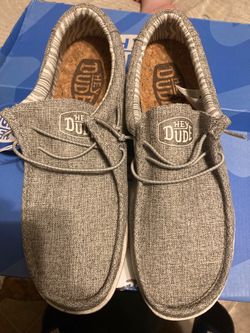 2 Pairs NEW Hey Dude Wally Blend Men's Size 10 - Gray - $90 for Both