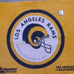 2019 Baltimore Ravens vs. Los Angeles Rams November 25, 2019 Rally Towel