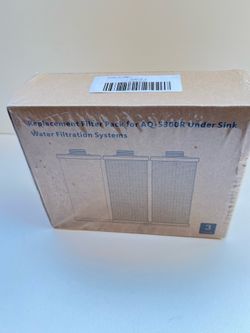 Replacement Filter Pack for AQ-5300R Under Sink Water Filtration Systems