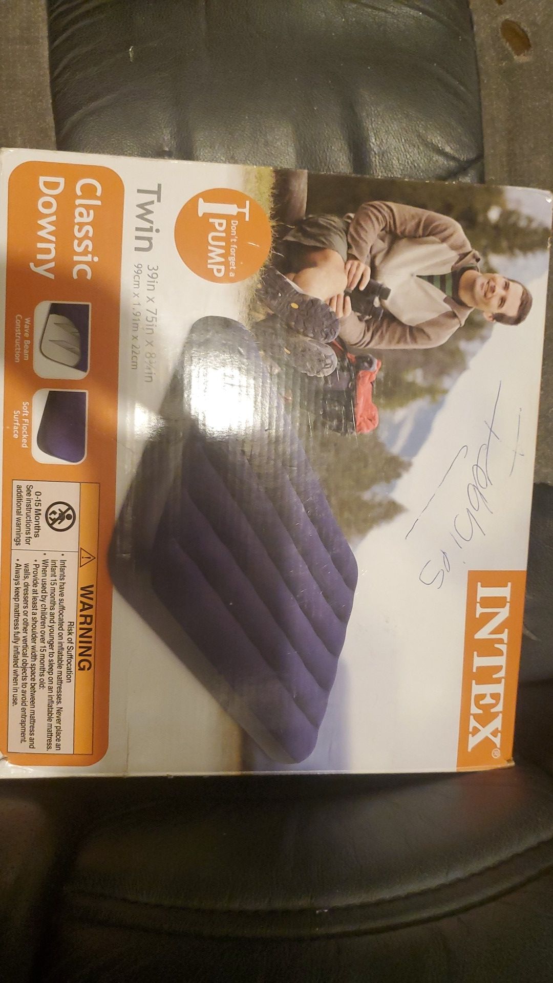 Twin size Blow UP Bed