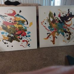 2 35 Inch By 35 In Wall Art Canvas Style