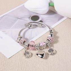 🎈❤️🎊TITANIUM STAINLESS STEEL WITH CHARMS 🥰